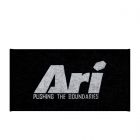 ARI REVERSE MEDIUM TOWEL - BLACK/WHITE