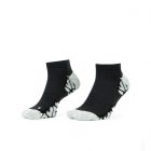 ARI HYPER WAVE CUSHION RUNNING TAB SOCKS - BLACK/GREY/BLACK