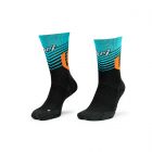 ARI TRAIL QTR RUNNING SOCKS - BLACK/BLUE/ORANGE