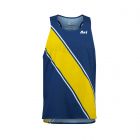 ARI TRIUMPH UNISEX ULTRALIGHT RUNNING TANK - NAVY/YELLOW/WHITE