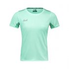 ARI WOMEN'S FLEXI RUNNING TEE - MINT GREEN/SILVER/WHITE