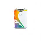 ARI WOMEN'S PRIDE CROP - WHITE/MUTICOLOR/SILVER