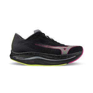 MIZUNO M WAVE REBELLION FLASH 2 - BLACK/SILVER/PINKTETRA