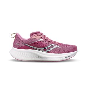 SAUCONY W RIDE 17 - ORCHID/SILVER